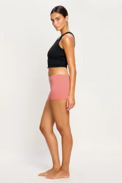 Short Menstrual em Bambu Fluxo Super Coral