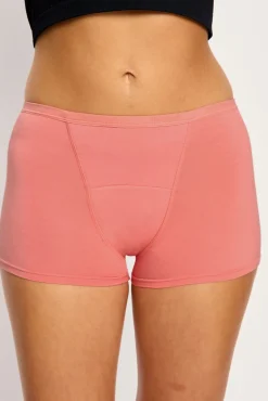 Short Menstrual em Bambu Fluxo Super Coral