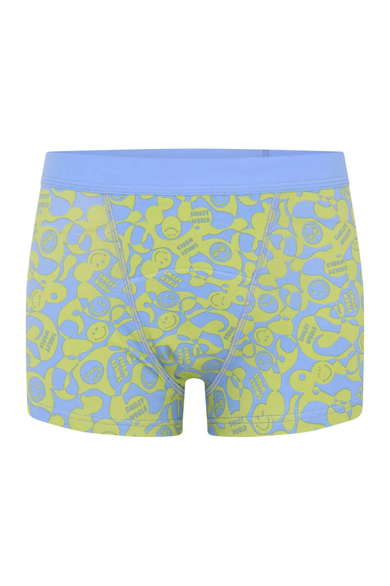 Shorts Menstrual SmileyWorld® para Adolescentes Algodão Orgânico Super Verde Flow