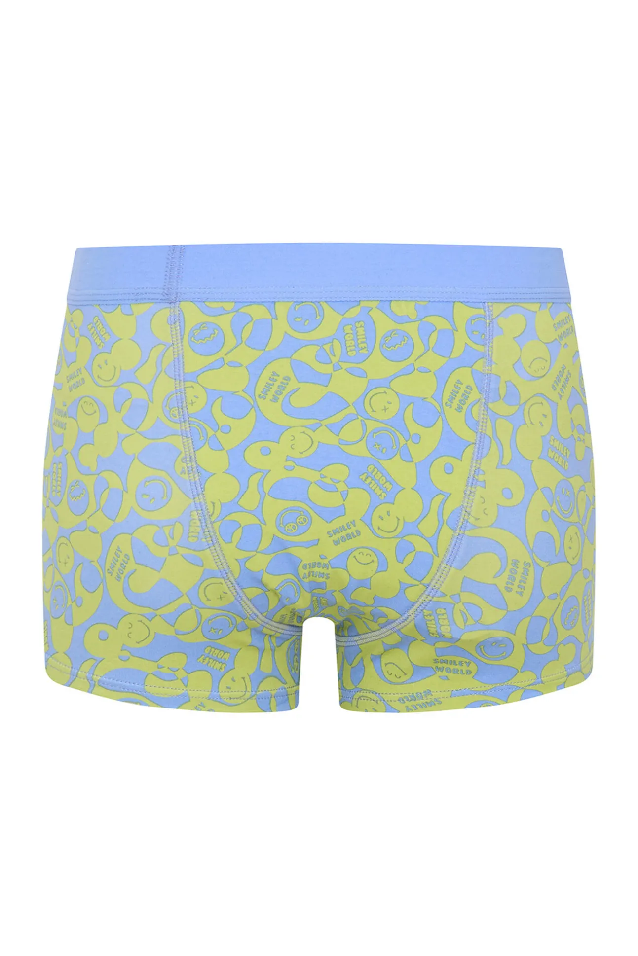 Shorts Menstrual SmileyWorld® para Adolescentes Algodão Orgânico Super Verde Flow