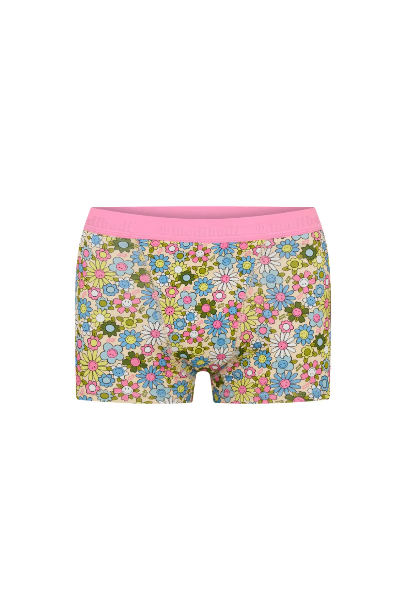 SmileyWorld® Short Menstrual Teen em Algodão Orgânico Fluxo Super Pink