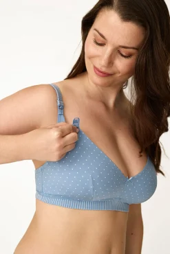 Soutien bralette maternity com enchimento de bolinhas