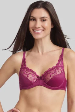 Soutien clássico com aros bordado floral