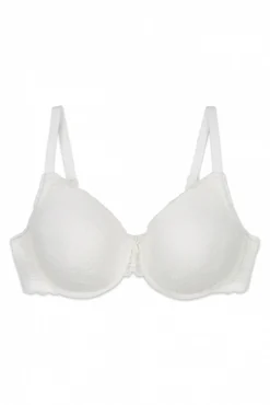 Soutien clássico com enchimento em renda branco BEAUTIFUL