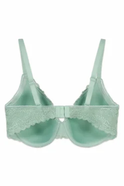 Soutien clássico com enchimento em renda verde BEAUTIFUL