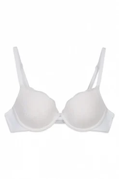 Soutien clássico com enchimento em renda branco BEAUTIFUL