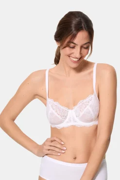 Soutien com aro de renda em renda