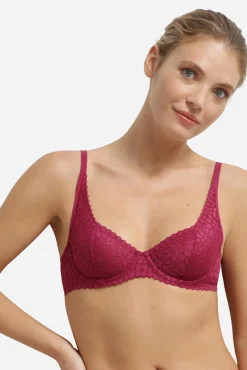 Soutien com aro de renda floral
