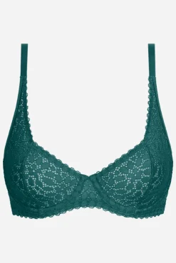 Soutien com aro de renda floral