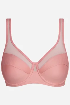 Soutien com aro grande capacidade em tule