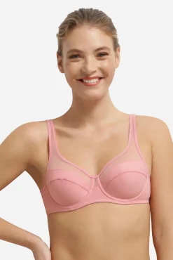 Soutien com aro grande capacidade em tule