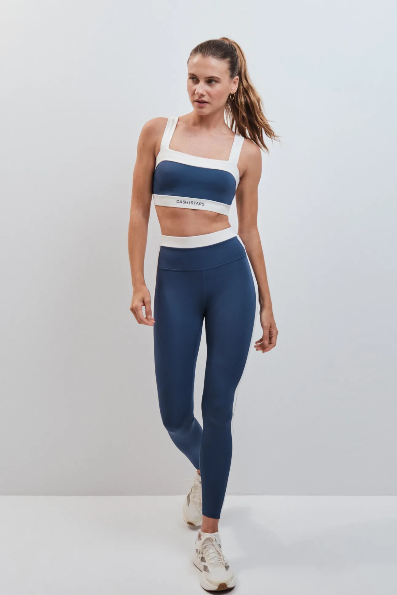 Soutien desportivo bandeau 4D Stretch azul