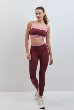 Soutien desportivo bandeau 4D Stretch burgundy