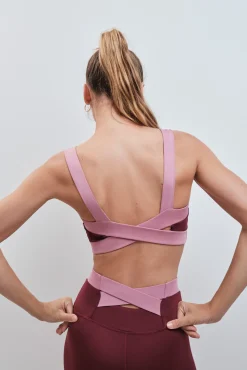 Soutien desportivo bandeau 4D Stretch burgundy