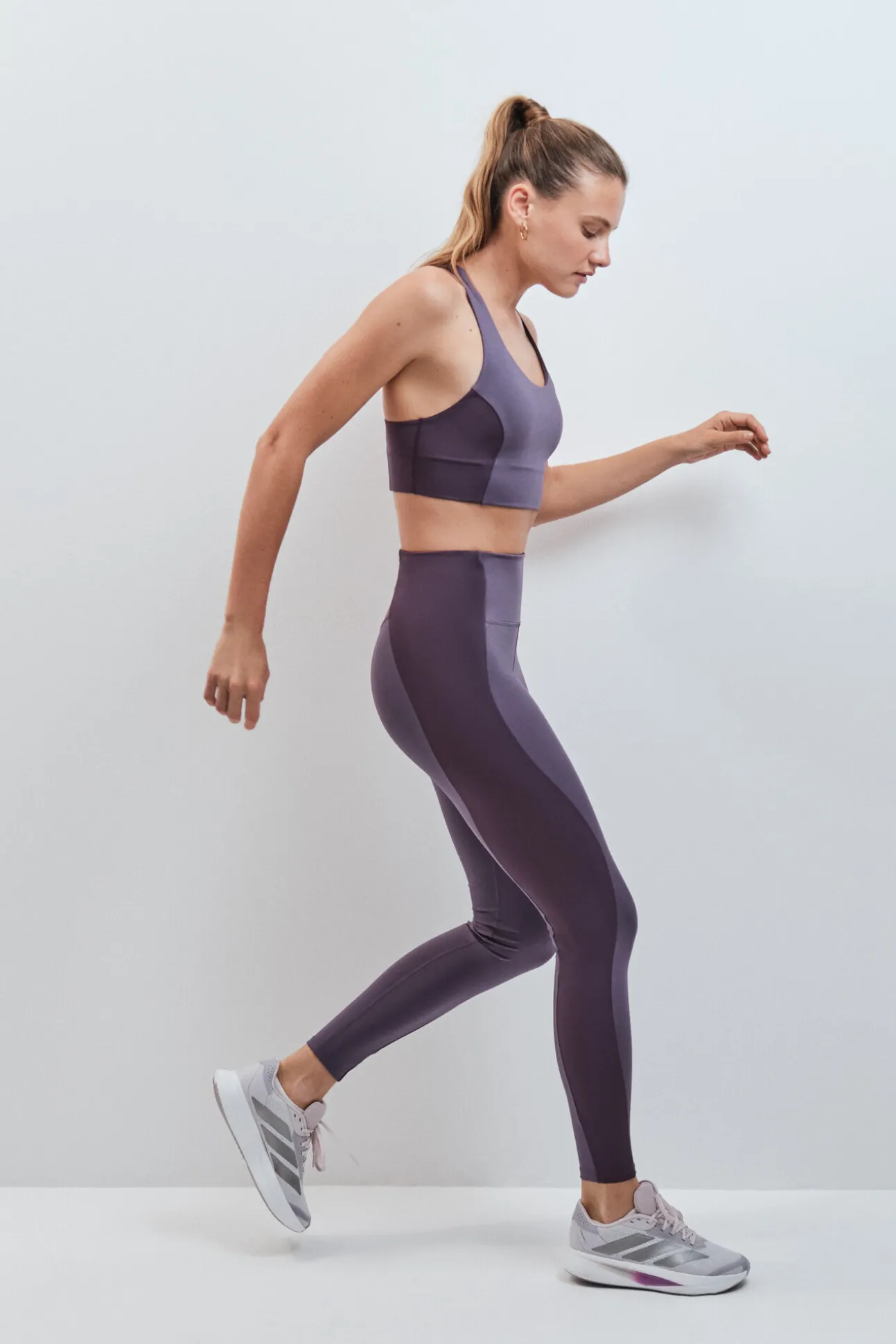 Soutien desportivo crop 4D Stretch grená
