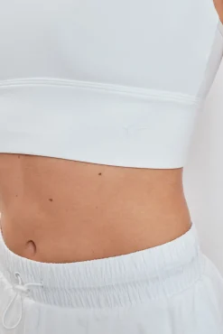 Soutien desportivo crop 4D Stretch branco