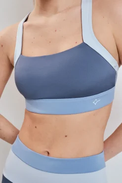 Soutien desportivo 4D Stretch color block azul