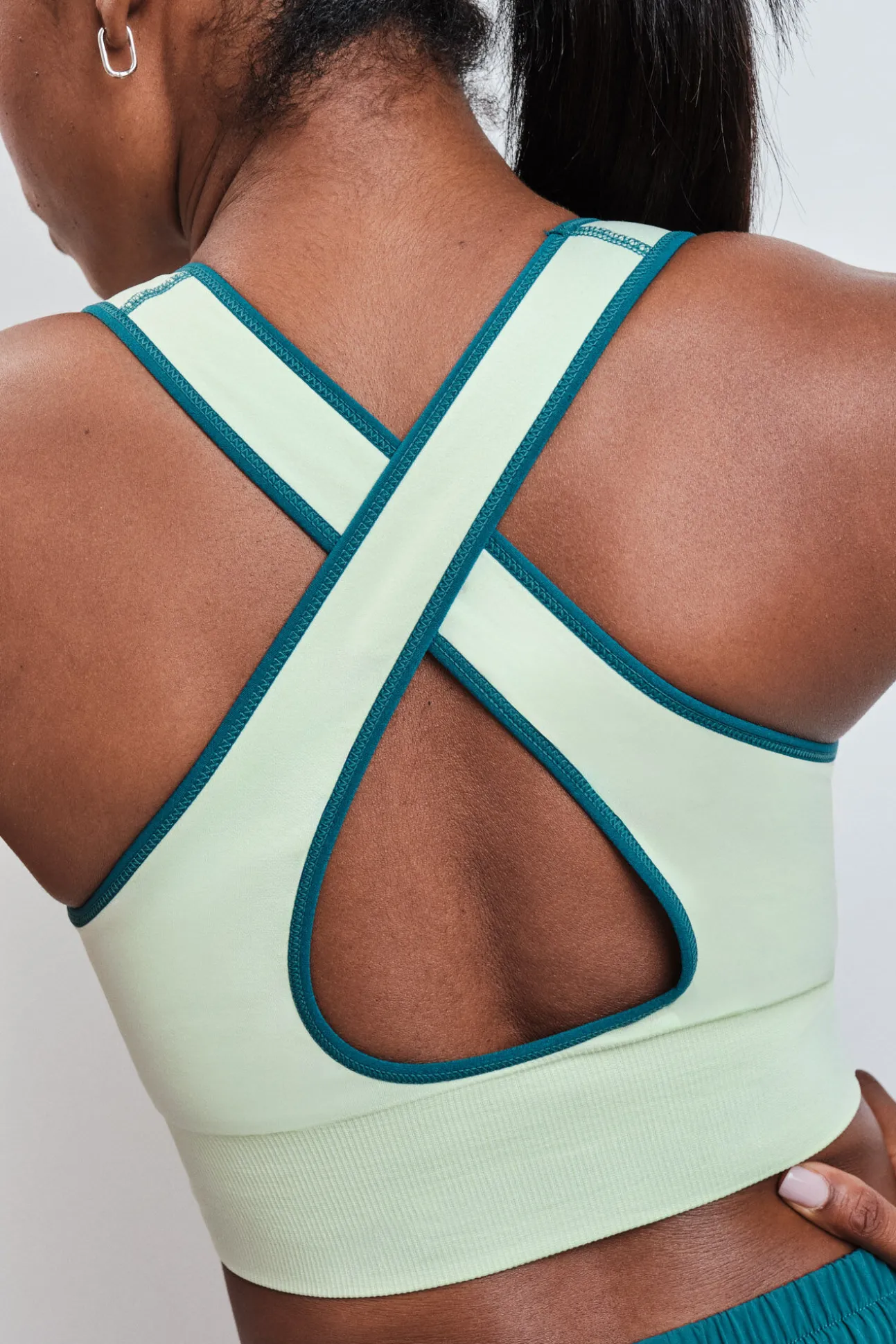 Soutien desportivo 4D Stretch reversível verde