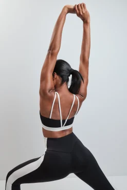 Soutien desportivo 4D Stretch contraste preto