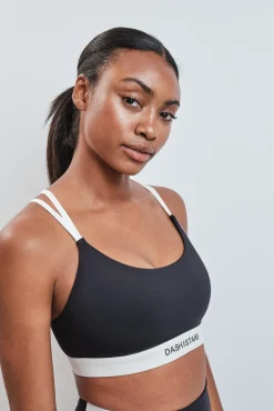 Soutien desportivo 4D Stretch contraste preto