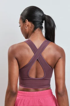 Soutien desportivo 4D Stretch reversível rosa