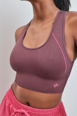 Soutien desportivo 4D Stretch reversível rosa