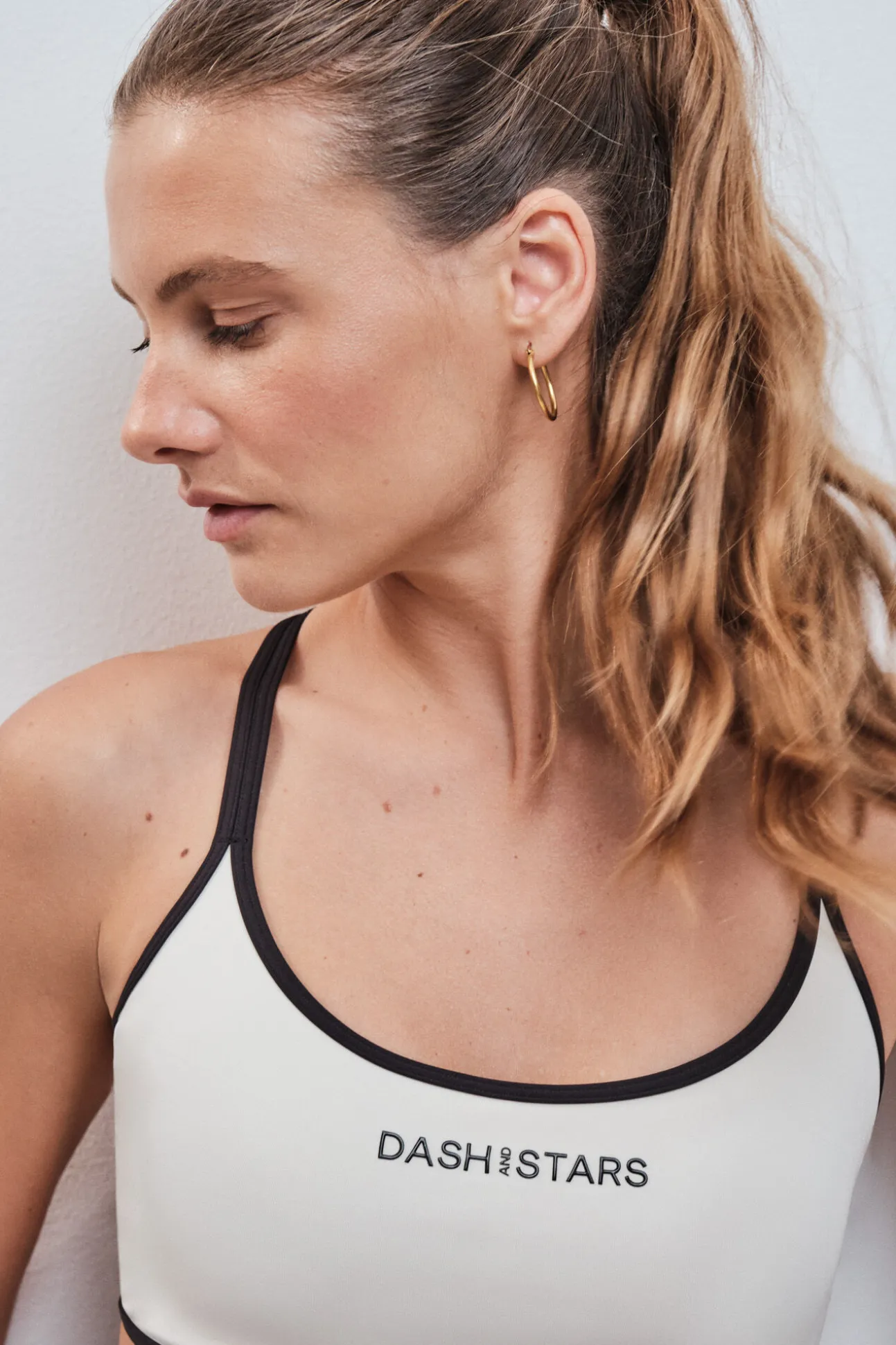 Soutien desportivo 4D Stretch branco