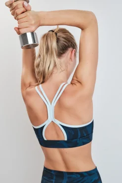Soutien desportivo estampado 4D STRETCH verde
