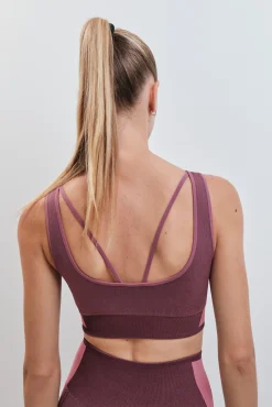 Soutien desportivo SEAMLESS COMFORT bordeaux