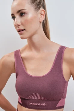 Soutien desportivo SEAMLESS COMFORT bordeaux