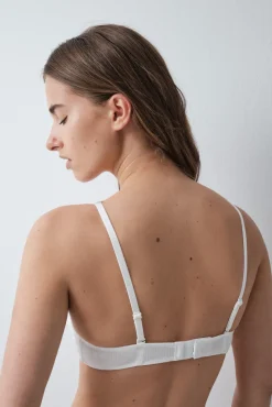 Soutien halter em algodão branco FANTASTIC