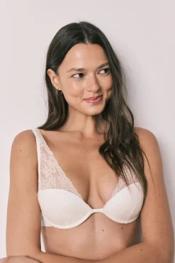 Soutien halter em renda branco INTUITIVE