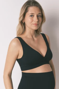 Soutien maternity halter cruzado preto FANTASTIC