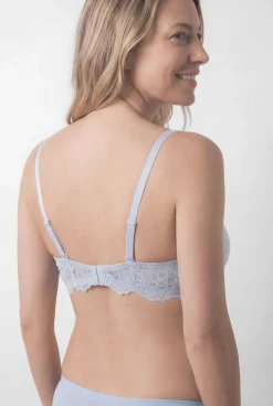 Soutien maternity triangular com enchimento azul CHARMING