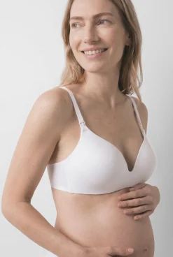 Soutien maternity triangular com enchimento branco LOVELY