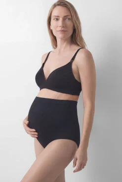 Soutien maternity triangular com enchimento preto LOVELY