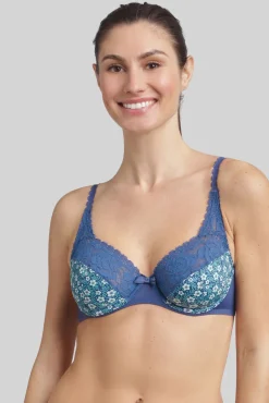 Soutien moldador com aros em renda floral