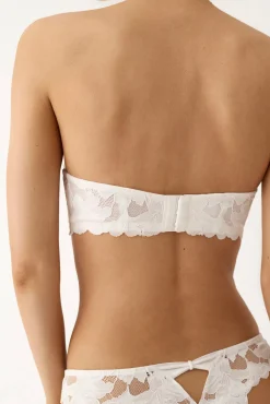 Soutien push-up em renda branco