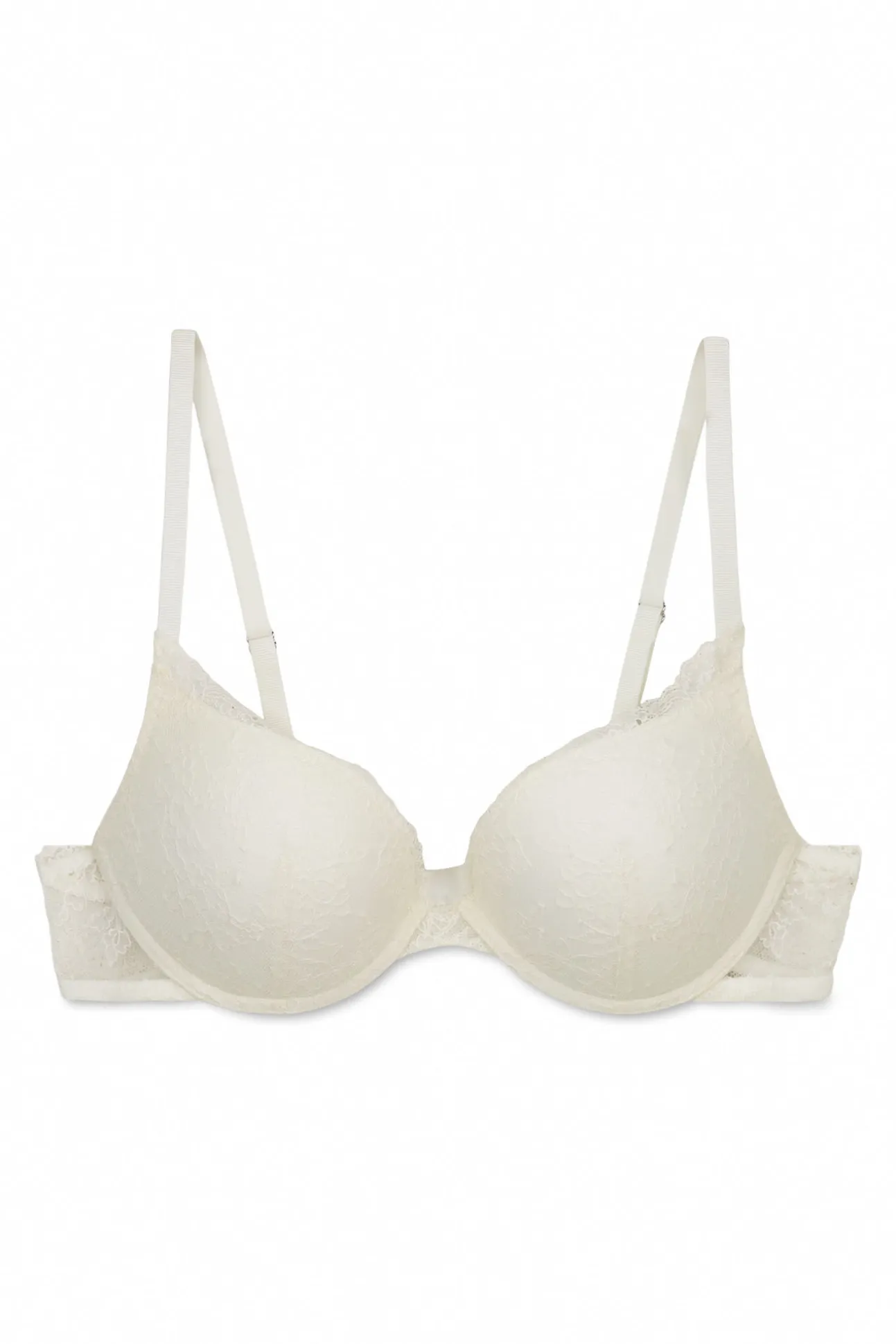 Soutien push-up em renda branca GORGEOUS