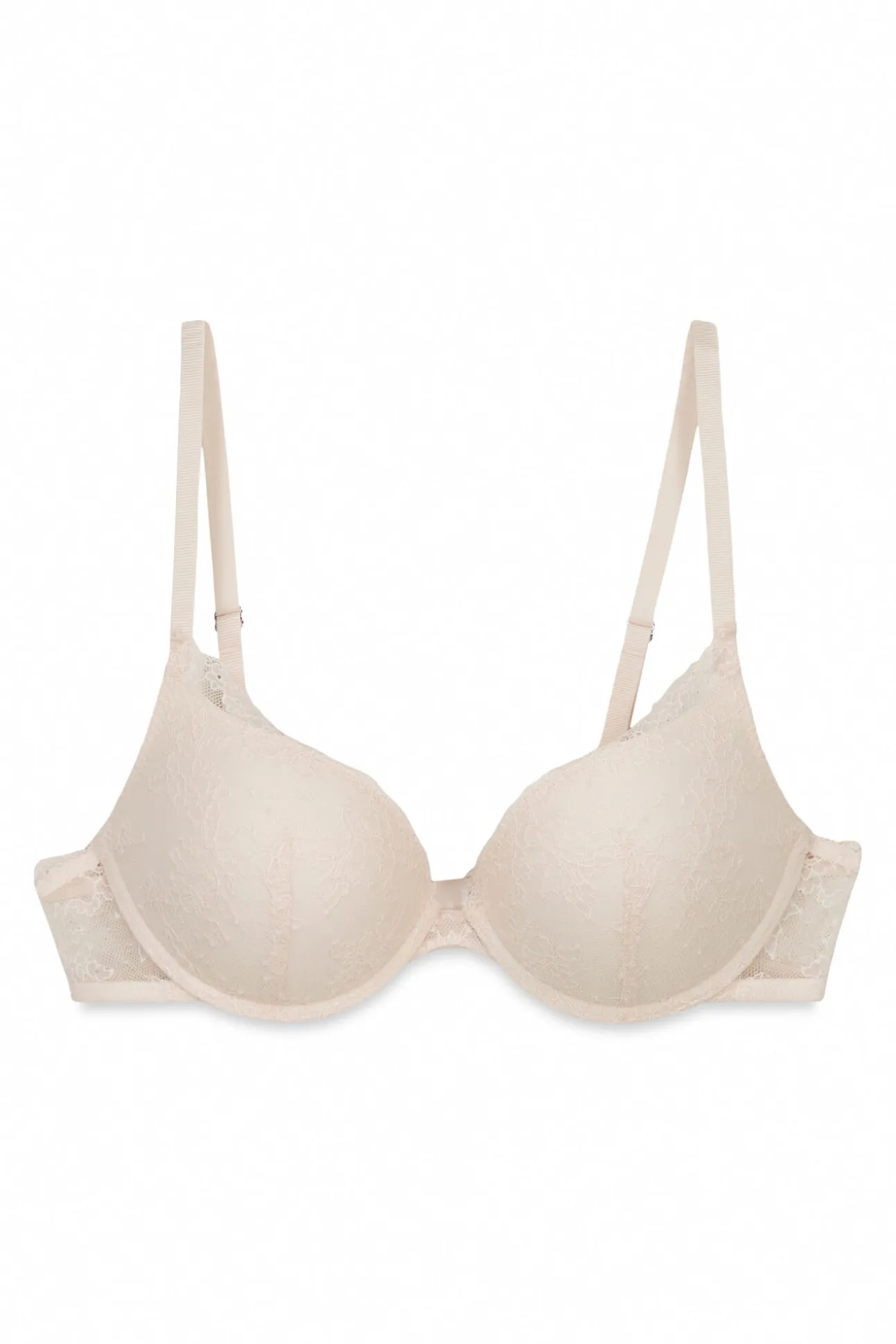 Soutien push-up em renda rosa GORGEOUS