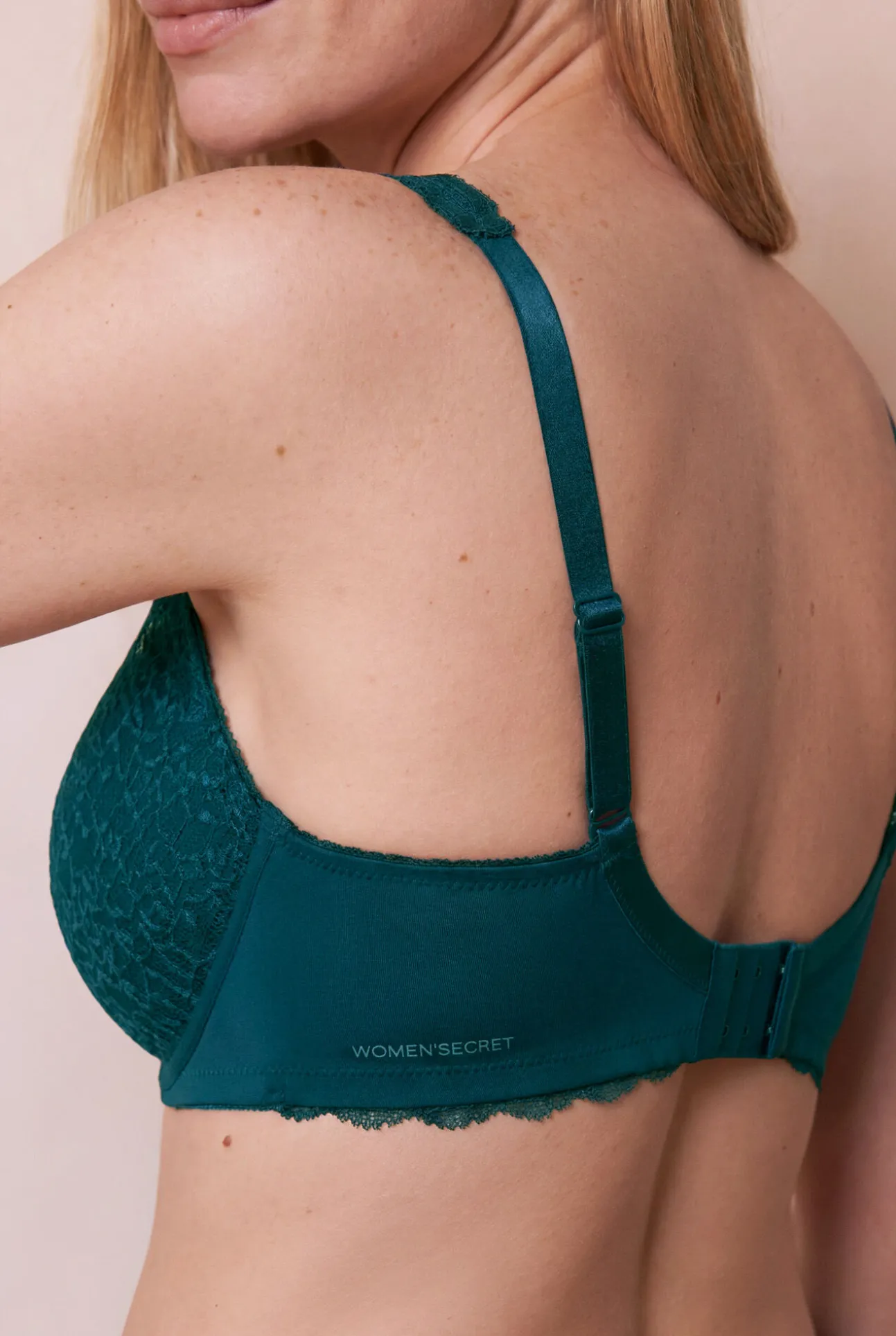 Soutien push-up em renda verde escuro GORGEOUS