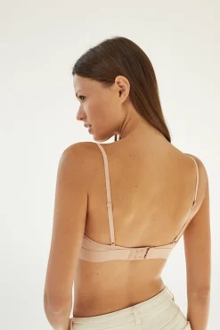 Soutien triangular algodão nude