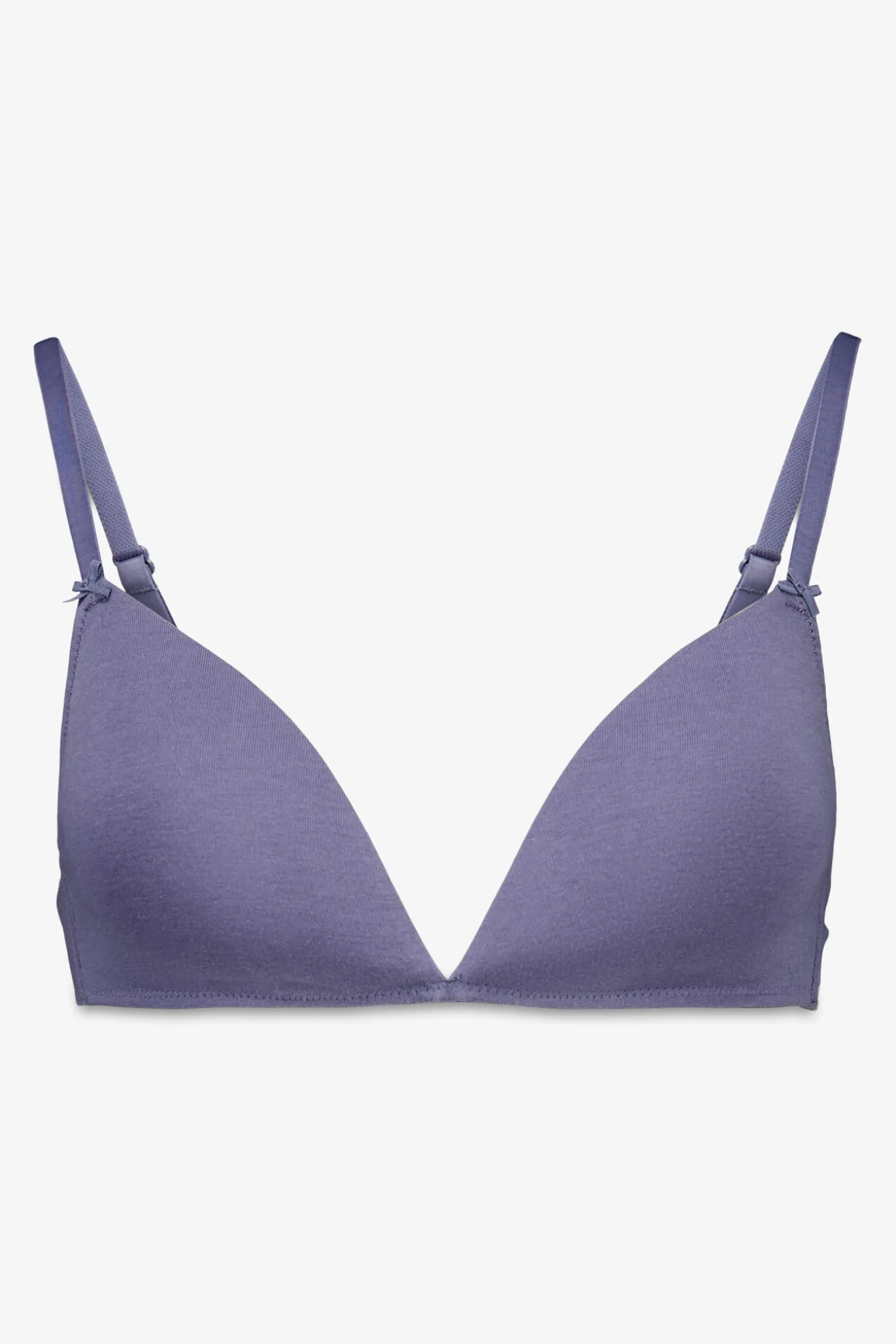 Soutien triangular em algodão azul CHARMING