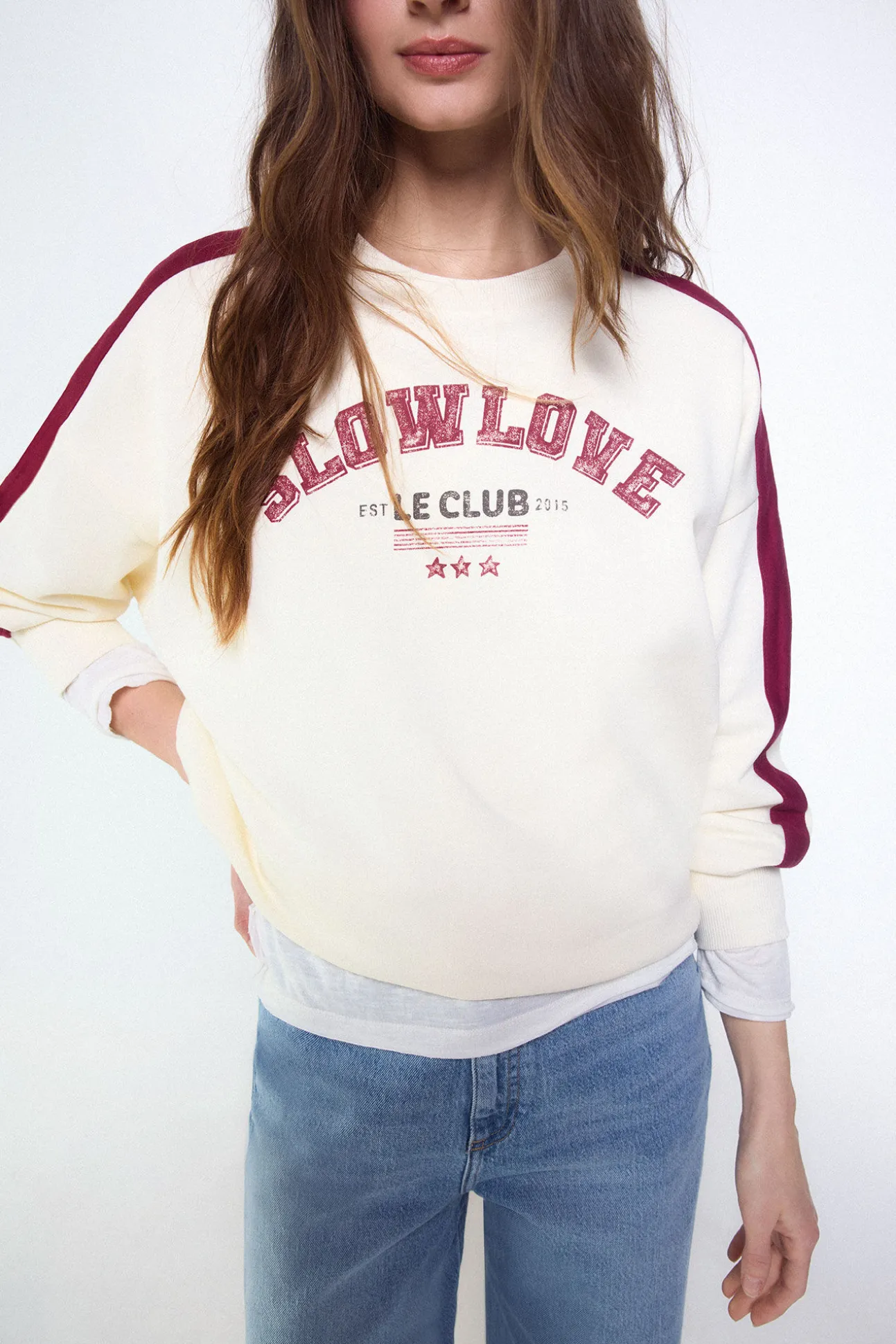 Sudadera slowlove oversize