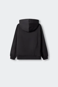Sweatshirt básica aberta menino