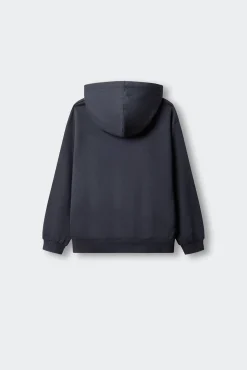 Sweatshirt básica aberta menino