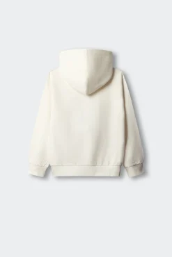 Sweatshirt básica aberta menina