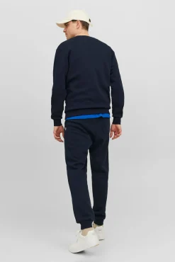 Sweatshirt básico com gola redonda