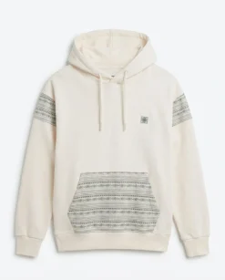 Sweatshirt com capuz e bolso étnico