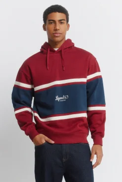 Sweatshirt com capuz e cortes